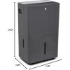 imageGE Energy Star Portable Dehumidifier for Basement Bedroom Bathroom Garage or Large Rooms up to 4500 Sq Ft 50 Pint with Removable Bucket and Continuous Drain Connect for Auto or Manual Drainage50 Pint