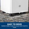 imageGE Portable 3in1 Air Conditioner with Dehumidifier and Fan 9000 BTU Cooling for 250 sq ft rooms Includes Remote Vent Hose and Easy Window Install Kit WiFi ampamp SMART Connected White8 000 BTU