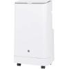 imageGE Portable 3in1 Air Conditioner with Dehumidifier and Fan 9000 BTU Cooling for 250 sq ft rooms Includes Remote Vent Hose and Easy Window Install Kit WiFi ampamp SMART Connected White14 000 BTU
