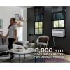imageGE Profile Inverter Window Air Conditioner Unit 10000 BTU with Energy Efficient AC Cooling up to 350 sq ft Ultra Quiet SMART Home Capable Includes Remote and Install Kit White