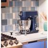 imageGE TiltHead Electric Stand Mixer  7Speed 350Watt Motor  Includes 53Quart Bowl Flat Beater Dough Hook Wire Whisk ampamp Pouring Shield  Countertop Kitchen Essentials  Sapphire BlueSapphire Blue