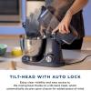 imageGE TiltHead Electric Stand Mixer  7Speed 350Watt Motor  Includes 53Quart Bowl Flat Beater Dough Hook Wire Whisk ampamp Pouring Shield  Countertop Kitchen Essentials  Sapphire BlueSapphire Blue