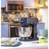 imageGE TiltHead Electric Stand Mixer  7Speed 350Watt Motor  Includes 53Quart Bowl Flat Beater Dough Hook Wire Whisk ampamp Pouring Shield  Countertop Kitchen Essentials  Sapphire BlueSapphire Blue