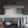imageGE Under Cabinet Range Hood  30 Inch Kitchen Exhaust Fan with 2 Speeds Cooktop Lighting ampamp Included Filter  Kitchen Essentials for Frequent Cooks  Top or Rear Exhaust Capability  200 CFM  SteelFingerprint Resistant Slate