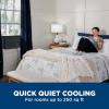 imageGE Window Air Conditioner 5000 BTU Black Efficient Cooling for Smaller Areas Like Bedrooms and Guest Rooms 5K BTU Window AC Unit with Easy Install KitBlack