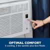 imageGE Window Air Conditioner 5000 BTU Black Efficient Cooling for Smaller Areas Like Bedrooms and Guest Rooms 5K BTU Window AC Unit with Easy Install KitWhite
