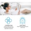 imageHaier Bathroom Exhaust Fan with 4000K LED Lights 140 CFM 10W Bathroom Vent Fan with 3 Speed Exhaust Control 04 Sones Quiet Bathroom Fan for Home HVI Listed White140 CFM
