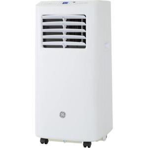 imageGE 10500 BTU Portable Air Conditioner for Medium Rooms up to 450 sq ft 3in1 with Dehumidify Fan and Auto Evaporation Dual Hose Compatible Included Window Installation Kit GreyWhite