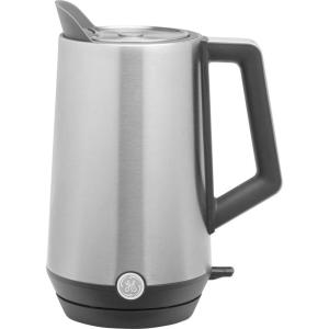 imageGE Electric Kettle  6 Cup Capacity  Manual Temperature Control  DoubleWall Insulation Keeps Tea Hot on Inside ampamp Cool on Outside  Countertop Kitchen Essentials  1500 Watts  Stainless SteelManual Control