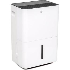 imageGE Energy Star Portable Dehumidifier for Basement Bedroom Bathroom Garage or Closet up to 3000 Sq Ft 35 Pint with Removable Bucket and Continuous Drain Connect for Auto or Manual Drainage