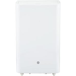 imageGE Portable 3in1 Air Conditioner with Dehumidifier and Fan 9000 BTU Cooling for 250 sq ft rooms Includes Remote Vent Hose and Easy Window Install Kit WiFi ampamp SMART Connected White10 000 BTU