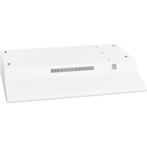 imageGE Under Cabinet Range Hood  30Inch Kitchen Exhaust Fan with 2 Speeds Cooktop Lighting ampamp Included Filter  Kitchen Essentials  Top or Rear Exhaust Capability  NonVented  170 CFM  WhiteWhite