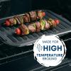 imageGE Appliances Broiler Pan with Rack for Oven NonStick Pan 2 Piece Black Porcelain Coated Carbon Steel Roasting Pan Durable and Dishwasher Safe WB48X10056 Genuine GE OEM Part Large Original VersionPan