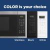 imageGE GCHK07N1WSS Microwave Oven 700watt 6 Auto Cooking Settings Kitchen Essentials for The Countertop Dorm Room or Apartment ChildLock Technology 07 Cu Ft Stainless SteelStainless Steel