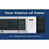 imageGE GCHK07N1WSS Microwave Oven 700watt 6 Auto Cooking Settings Kitchen Essentials for The Countertop Dorm Room or Apartment ChildLock Technology 07 Cu Ft Stainless SteelBlack