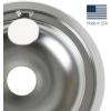 imageGE GE68C OEM 6quot and 8quot Drip Pan Kit Chrome Appliances Electric Range or Stoves Kitchen