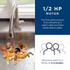 imageGE GFC365W Disposer BlackGFC520N 12 HP NonCorded