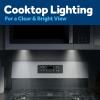 imageGE JNM3184DPBB 18 Cu Ft Oven with Recirculating Venting Over the Range Microwave 128 in BlackBlack