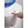 imageGE TopLoading Hot and Cold Water Dispenser  5 Gallon Water Cooler for Home or Office  2 Temperature Settings  Taller 13quot Dispenser Height  Freestanding with LED Night Light CharcoalWhite Freestanding With Child Safety Lock