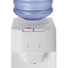 imageGE TopLoading Hot and Cold Water Dispenser  5 Gallon Water Cooler for Home or Office  2 Temperature Settings  Taller 13quot Dispenser Height  Freestanding with LED Night Light CharcoalWhite Freestanding With Child Safety Lock