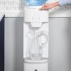 imageGE TopLoading Hot and Cold Water Dispenser  5 Gallon Water Cooler for Home or Office  2 Temperature Settings  Taller 13quot Dispenser Height  Freestanding with LED Night Light CharcoalWhite Freestanding With Child Safety Lock