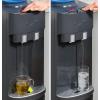 imageGE TopLoading Hot and Cold Water Dispenser  5 Gallon Water Cooler for Home or Office  2 Temperature Settings  Taller 13quot Dispenser Height  Freestanding with LED Night Light CharcoalCharcoal