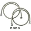imageGeneral Electric PM14X10005 Stainless Steel Washing Machine Hoses 4Foot 2pack
