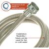 imageGeneral Electric PM14X10005 Stainless Steel Washing Machine Hoses 4Foot 2pack