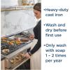 imageReversible Cast Iron GriddleGrill Combo WB31X24998 for Cooking Products