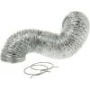 imageGE Dryer Vent PM8X73 Flexible Foil Clothes Dryer Duct with Clamps UL Approved