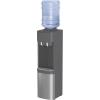 imageGE TopLoading Hot and Cold Water Dispenser  5 Gallon Water Cooler for Home or Office  2 Temperature Settings  Taller 13quot Dispenser Height  Freestanding with LED Night Light CharcoalCharcoal