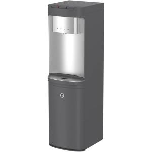 imageGE BottomLoading TriTemperature Water Dispenser  5 Gallon Water Cooler for Home or Office  3 Temperature Settings  Taller 13quot Dispenser Height  No Lift Bottom Loading  LED Light  Charcoal