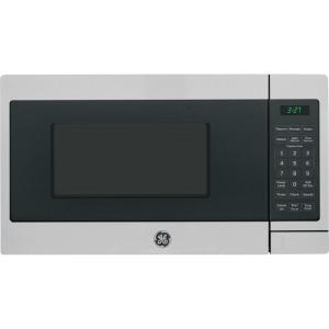 imageGE GCHK07N1WSS Microwave Oven 700watt 6 Auto Cooking Settings Kitchen Essentials for The Countertop Dorm Room or Apartment ChildLock Technology 07 Cu Ft Stainless SteelStainless Steel