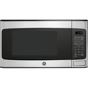 imageGE GCST11X1WSS Microwave Oven 950watt 6 Auto Cooking Settings Kitchen Essentials for The Countertop Dorm Room or Apartment ChildLock Technology 11 Cu Ft Stainless SteelOLD 11 Cu Ft