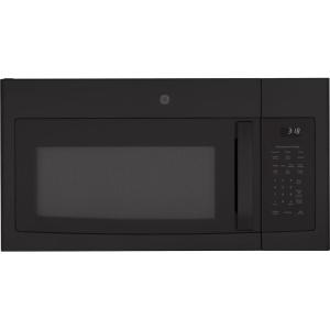 imageGE JNM3184DPBB 18 Cu Ft Oven with Recirculating Venting Over the Range Microwave 128 in BlackBlack