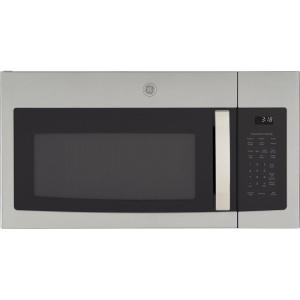 imageGE JNM3184DPBB 18 Cu Ft Oven with Recirculating Venting Over the Range Microwave 128 in BlackStainless Steel