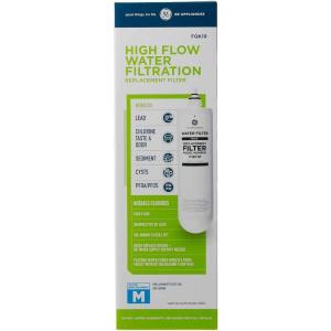 imageGE Single Stage Under Sink Replacement Filter  Fits GE GXK140TNN and GXULQK systems  Reduces Lead Chlorine ampamp Other Impurities for Better Water  Easy Install  Twist ampamp Lock Design  FQK1R