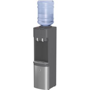 imageGE TopLoading Hot and Cold Water Dispenser  5 Gallon Water Cooler for Home or Office  2 Temperature Settings  Taller 13quot Dispenser Height  Freestanding with LED Night Light CharcoalCharcoal