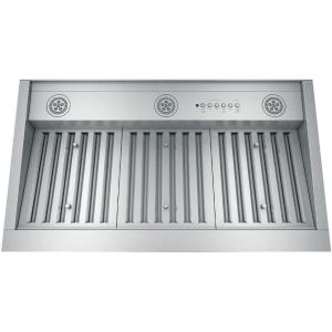 imageGE UVC9360SLSS 24quot Under The Cabinet Hood 36 Smart Designer Custom Insert wDimmable LED Lighting Stainless Steel