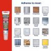 imageGE Advanced Silicone Caulk for Kitchen ampamp Bathroom  100 Waterproof Silicone Sealant 5X Stronger Adhesion Shrink ampamp Crack Proof  28 fl oz Tube White 1 PackWhite