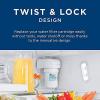 imageGE MWF Refrigerator Water Filter Genuine Replacement Filter Certified to Reduce Lead Sulfur and 50 Other Impurities Replace Every 6 Months for Best Results Pack of 1