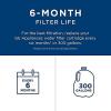 imageGE MWF Refrigerator Water Filter Genuine Replacement Filter Certified to Reduce Lead Sulfur and 50 Other Impurities Replace Every 6 Months for Best Results Pack of 1