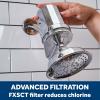 imageGE Shower Filtration System  Removes Chlorine  Easy to Install to an Existing Shower Head Tool Free in Minutes  Filter Included  Replace Filter FXSCT Every 6 Months White