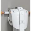 imageGE Whole House Water Filtration System GXWH70M Smart Connected with Leak Detection ampamp Remote Water Shutoff Reduces Sediment Rust ampamp More Install Kit Included Filter Not IncludedGXWH70M