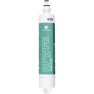 imageGE RPWFE Refrigerator Water Filter Genuine Replacement Filter Certified to Reduce Lead Sulfur and 50 Other Impurities Replace Every 6 Months for Best Results Pack of 1
