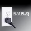 imageGE 6Outlet Surge Protector 4 Ft Extension Cord Power Strip 800 Joules Flat Plug TwisttoClose Safety Covers Protected Indicator Light UL Listed White 33658Black