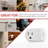 imageGE Grounded Power Switch Outlet Extender 3Prong Easy to Install for Indoor Lights and Small Appliances Energy Efficient Adapter Space Saving Design UL Listed White 255111 Pack