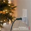 imageGE Grounded Power Switch Outlet Extender 3Prong Easy to Install for Indoor Lights and Small Appliances Energy Efficient Adapter Space Saving Design UL Listed White 255114 Pack