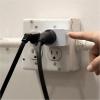 imageGE Grounded Power Switch Outlet Extender 3Prong Easy to Install for Indoor Lights and Small Appliances Energy Efficient Adapter Space Saving Design UL Listed White 255114 Pack