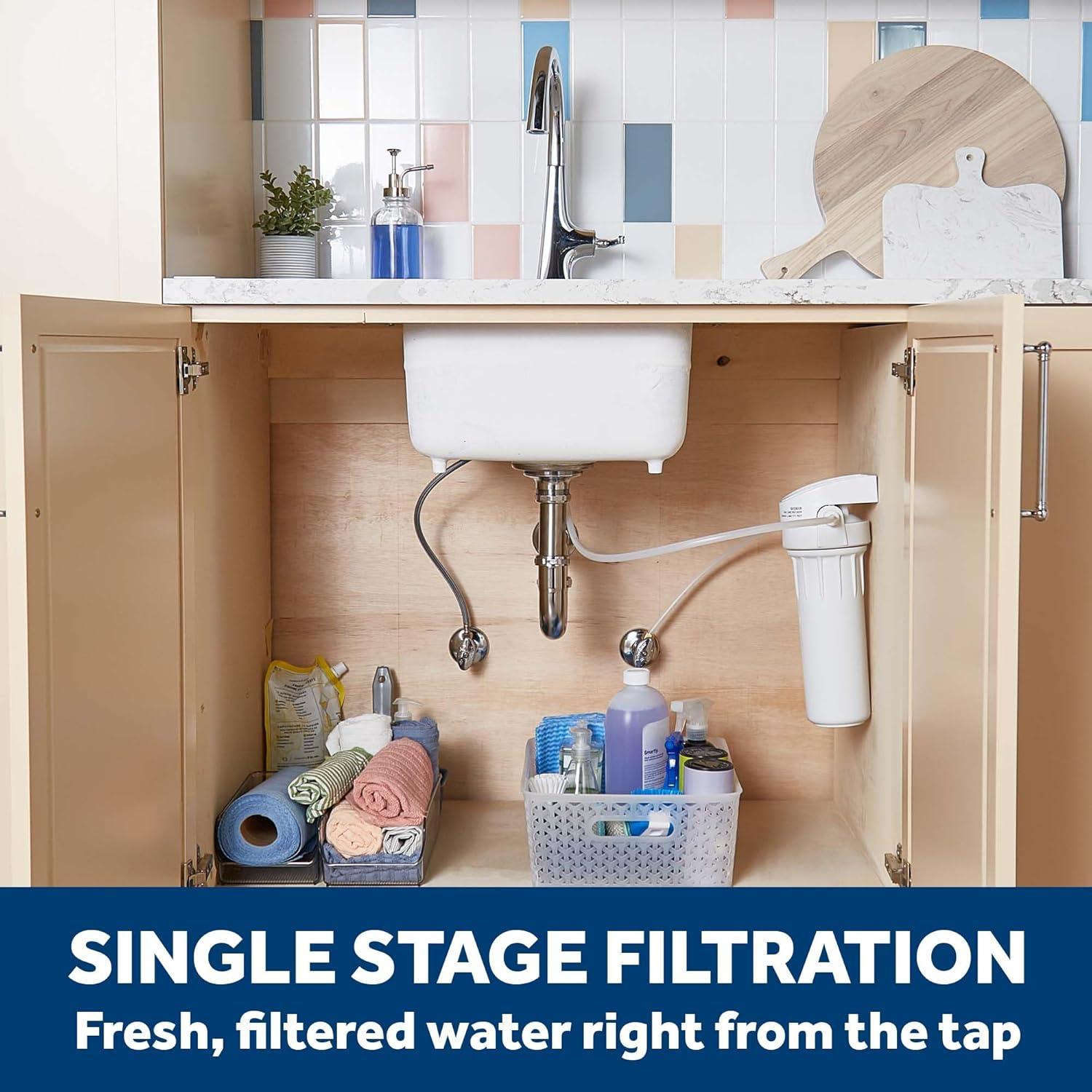 imageGE Water Filter System for Entire Home  Water Filtration System Reduces Lead Asbestos ampamp More  Install Kit ampamp Accessories Included  Replace Filters FXUTC FXULC FXUVC Every 6 Months  GX1S01R  1500 x 1550 x 1700 inches